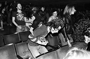 Images Dated 2nd April 1981: Motorhead concert at Queens Hall, Leeds. 2nd April 1981