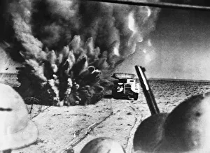 Combat Prints: Motorised infantry move through enemy minefields whilst under artillery fire