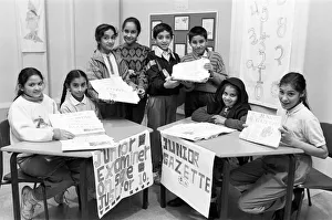00524 Prints: Mount Pleasant Junior School Lockwood produce their own newspapers including Junior
