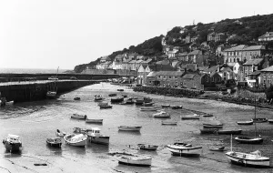 00501 Prints: Mousehole Harbour. Mousehole is a village and fishing port in Cornwall, England