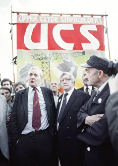 MP for Bristol South East Tony Benn attends an anti Margaret Thatcher demonstration with