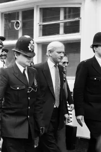 00776 Prints: MP Harvey Proctor today admitted four charges of gross indecency with teenage rent boys