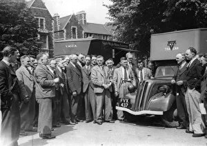 Canteen Prints: Mr Arthur Horner, (president) and other members of the South Wales Miners Federation