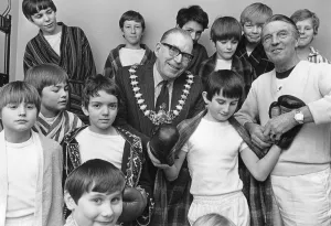 Leamington Prints: Mr Bob Butler has seen young boxers come and go at Arnold Lodge Preparatory School