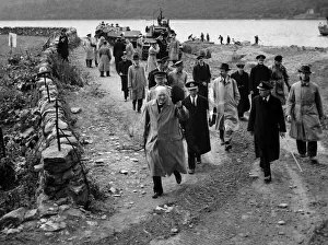 00363 Prints: Mr. Churchill in Scotland. Mr. Winston Churchill recently paid a visit to Scotland