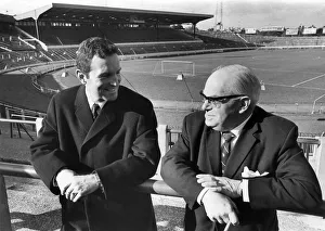 Managers Prints: Mr. Dave Sexton newly appointed Chelsea manager and the Club Chairman, Mr