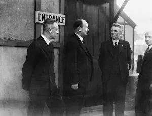 Men Only Prints: Mr George Hall, MP opening a British Restaurant with Mr Edmund Hill Snook