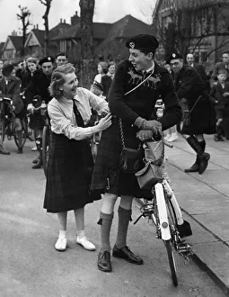 Kilts Prints: Mr. Gilbert Henry, Secretary of the Highlanders Cycling club at Grimsby says that they
