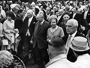 Swansea Prints: Mr James Griffiths, Secretary of State for Wales was with Queen Elizabeth II as she