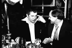 Mr Macho, Lewis Collins visits Newcastle nightclub Tuxedo Junction 09 / 01 / 81