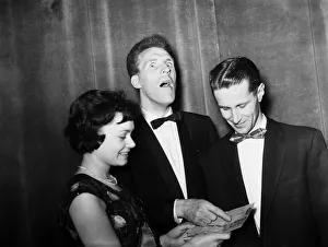 00816 Prints: Mr and Mrs Gladwell who won the jackpot in the Beat the Clock contest at the Palladium