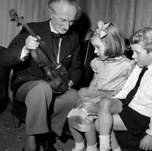 Mr. Plotenjworth, the well known violinist who was performing at the 32nd Actresses