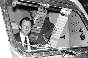 Mr. Ray Buckton, the ASLEF General Secretary tries the driver