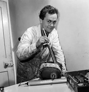 01112 Prints: Mr Robin Freeman, winner of the Daily Mirror Millionaires competition