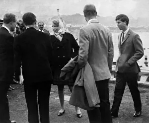 Mr W Ross introduces Chief Constable McKinnon to Princess Anne