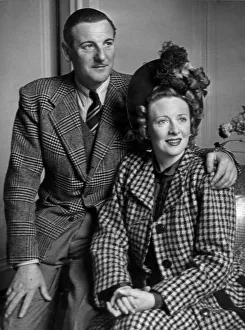 Mr Webster Booth and Miss Anne Ziegler the two well known singers seen here shortly