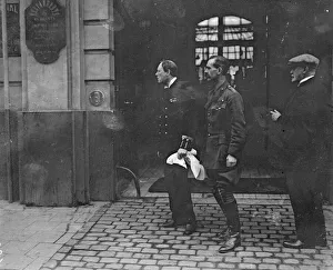 Mr Winston Churchill seen here in the undress uniform of the First Lord of the Admiralty