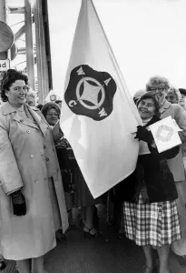 Mrs Ann Morris, left, (North Tyne) and Mrs Eleanore Donnison (South Tyne