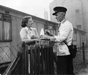 Mrs Bushaway and her husband get one quart of milk per week but the children are allowed