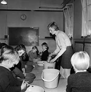 Mrs. Diana Yeomans, a teacher at the tiny village school in Strensall, Yorkshire