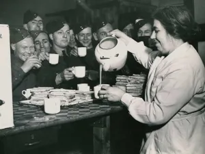 Core07 Prints: Mrs Hallie Ollerensham known as auntie Hallie by servicemen