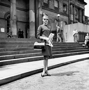 Mrs. Jacqueline Corbishley whose model name is Jackie Bowyer pictured at York today