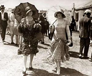 Mrs Kelland and Mrs Byrates in 1920s fashion - June 1929 A©Mirrorpix