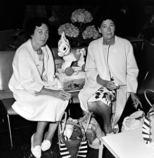 Package Prints: Mrs Margaret Lowen (left) and Mrs Dorothy Cook and they only gift they could afford