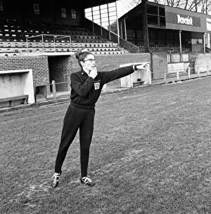 Images Dated 3rd March 2021: Mrs Pat Dunn of Weymouth, training on Weymouths F. C