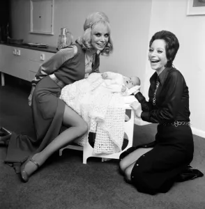 Mrs. Ruth Lee the model gran and Gay Rhodes the model mother were photpgrahed together in