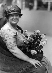Trader Prints: Mrs Weekes, who has been a flower woman for 30 years but not all the time at the circus