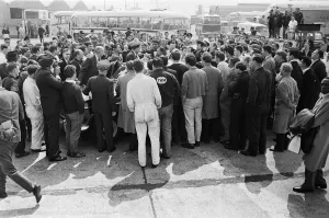 Muhammad Ali arrives in England ahead of his rematch with Henry Cooper on 21st May