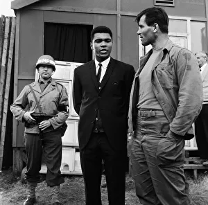 00824 Prints: Muhammad Ali (Cassius Clay), took a rest ahead of his upcoming title fight with Brian