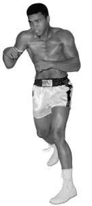 Muhammad Ali (Cassius Clay) training at the B. B. B. of C gym
