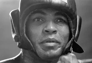 Muhammad Ali (Cassius Clay) training at his Pennsylvanian mountain retreat for his fight