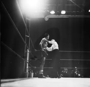 Muhammad Ali (Cassius Clay) v Henry Cooper May 1966 Heavyweight Championship bout @