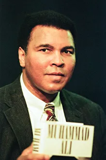 Portrait Posed Prints: Muhammad Ali at Dillions book store in Birmingham to sign copies of the Thomas Hauser