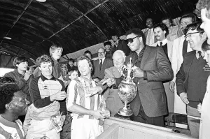Muhammad Ali at Nuneaton. The boxing legend brought his own kind of magic to thrill