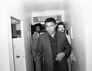 Muhammad Ali at Nuneaton. The boxing legend brought his own kind of magic to thrill