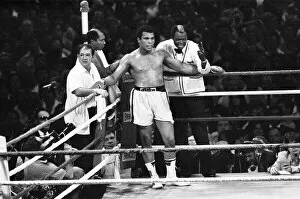 Images Dated 9th January 2013: Muhammad Ali second match with Leon Spinks, at the Louisiana Superdome on September 15