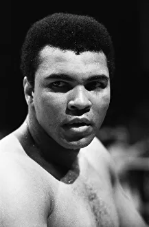 Portrait Posed Prints: Muhammad Ali training ahead of his fight with Bugner in Las Vegas