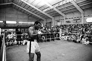 Heavy Weight Prints: Muhammad Ali training ahead of his upcoming fight against Larry Holmes