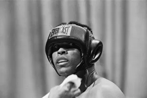 Muhammad Ali training at Caesars Palace ahead of his non-title fight against Britain