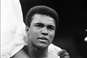 Portrait Posed Prints: Muhammad Ali in his training camp ahead of his first fight with Joe Frazier