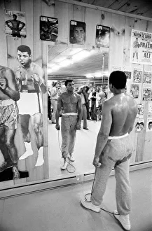 Muhammad Ali training at his camp in Deer Lake Pennsylvania January 1974