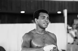 Muhammad Ali training at the Concord Hotel in Catskill Mountains