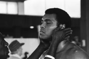 Muhammad Ali training at the Concord Hotel in Catskill Mountains