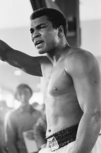 Muhammad Ali training at the Concord Hotel in Catskill Mountains