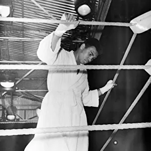 Dressing Gown Prints: Muhammad Ali v Henry Cooper May 1966 Heavyweight Championship bout @ Highbury