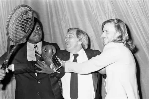 00435 Prints: Muhammad Ali at WImbledon Tennis 12th Day 7th July 1979